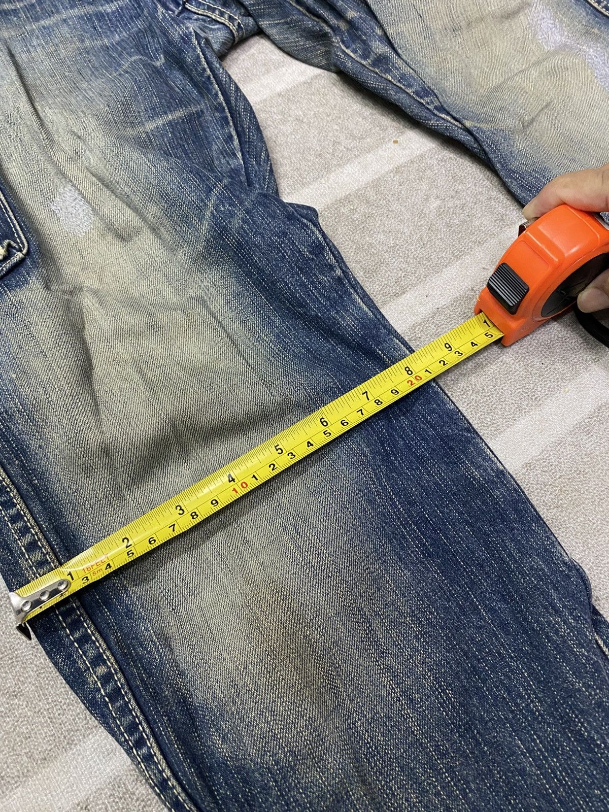 Japanese Brand × Johnbull Rare Vintage John Bull Military Cut Single Side Pocket Denim Size US 34 / EU 50 - 17 Thumbnail