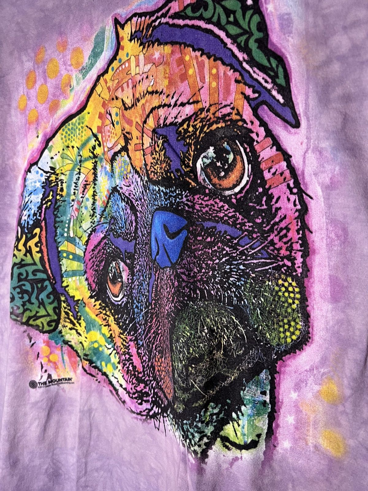 The Mountain × Vintage Vintage 00s Pug Big Face The Mountain Tee Size US M / EU 48-50 / 2 - 3 Thumbnail