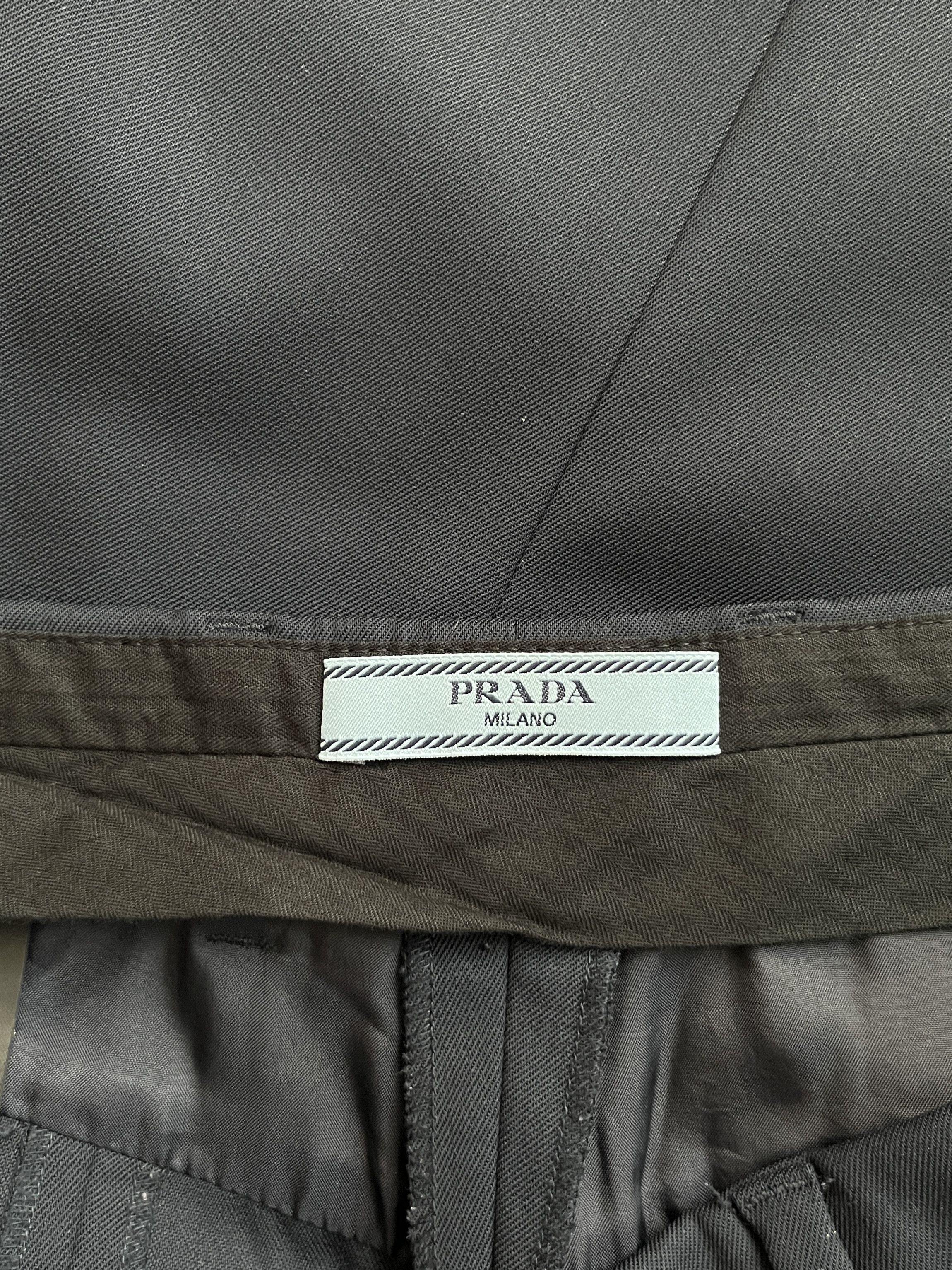 Prada ⚡️QUICK SALE⚡️2017 Prada Navy Trousers Pants Size 30" / US 8 / IT 44 - 3 Thumbnail