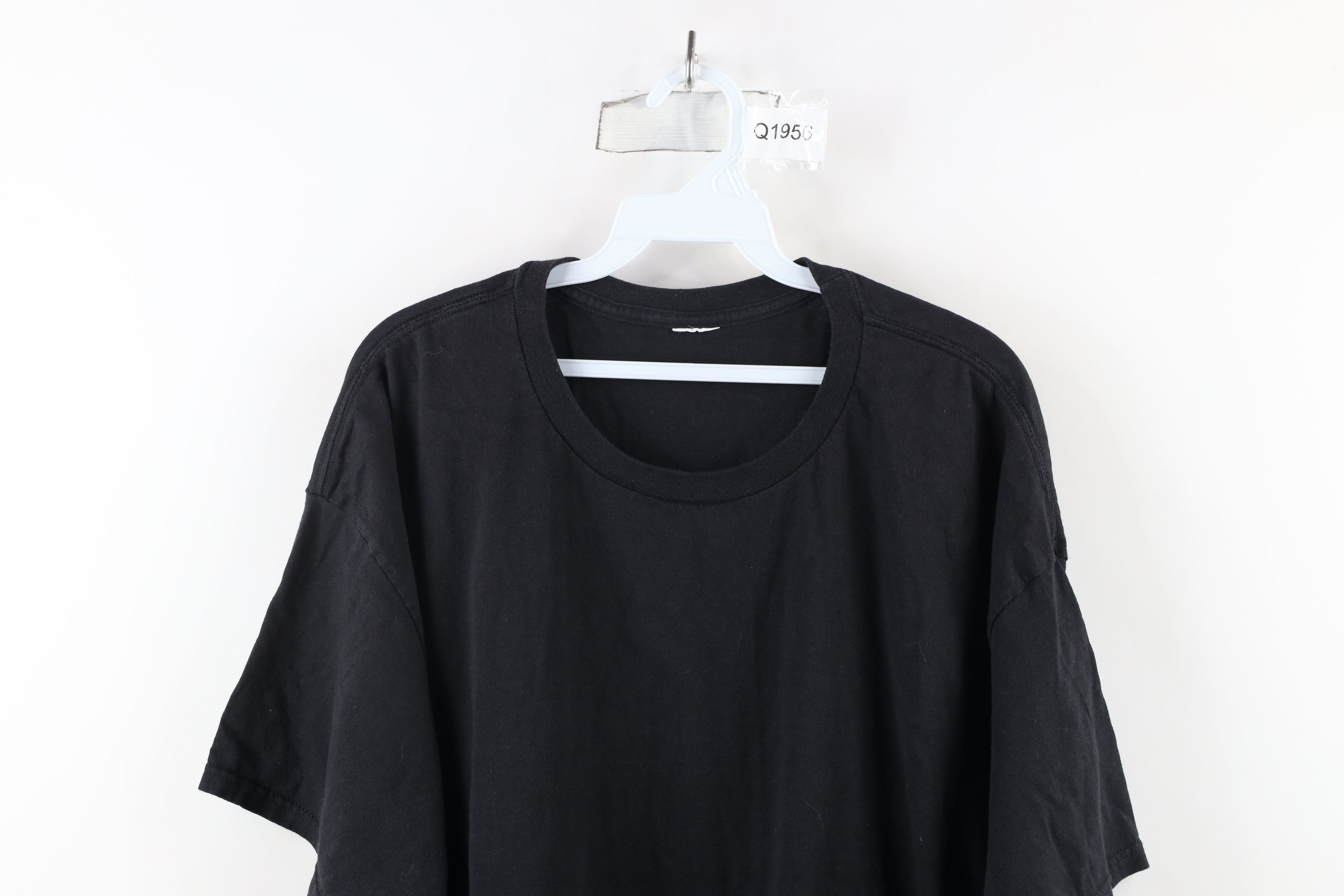 Vintage Vintage 90s Streetwear Short Sleeve T-Shirt Black Cotton Size US XL / EU 56 / 4 - 2 Thumbnail