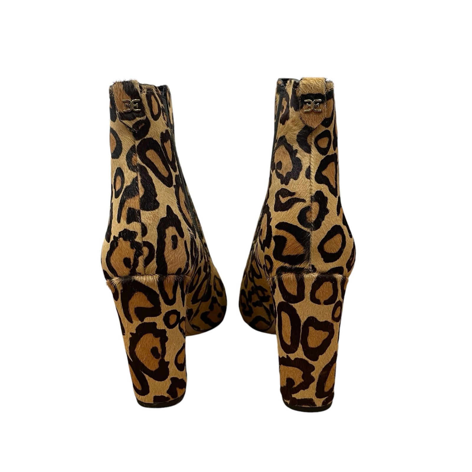 Sam Edelman Sam Edelman Womens Case Nude Leopard Print Fur Bootie Size 8 Size US 8 / IT 38 - 5 Thumbnail