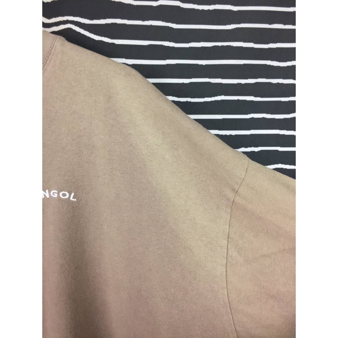 Kangol × Vintage Kangol Spell Out Logo Curved Hem Oversized Longsleeve Tee Size US L / EU 52-54 / 3 - 6 Thumbnail