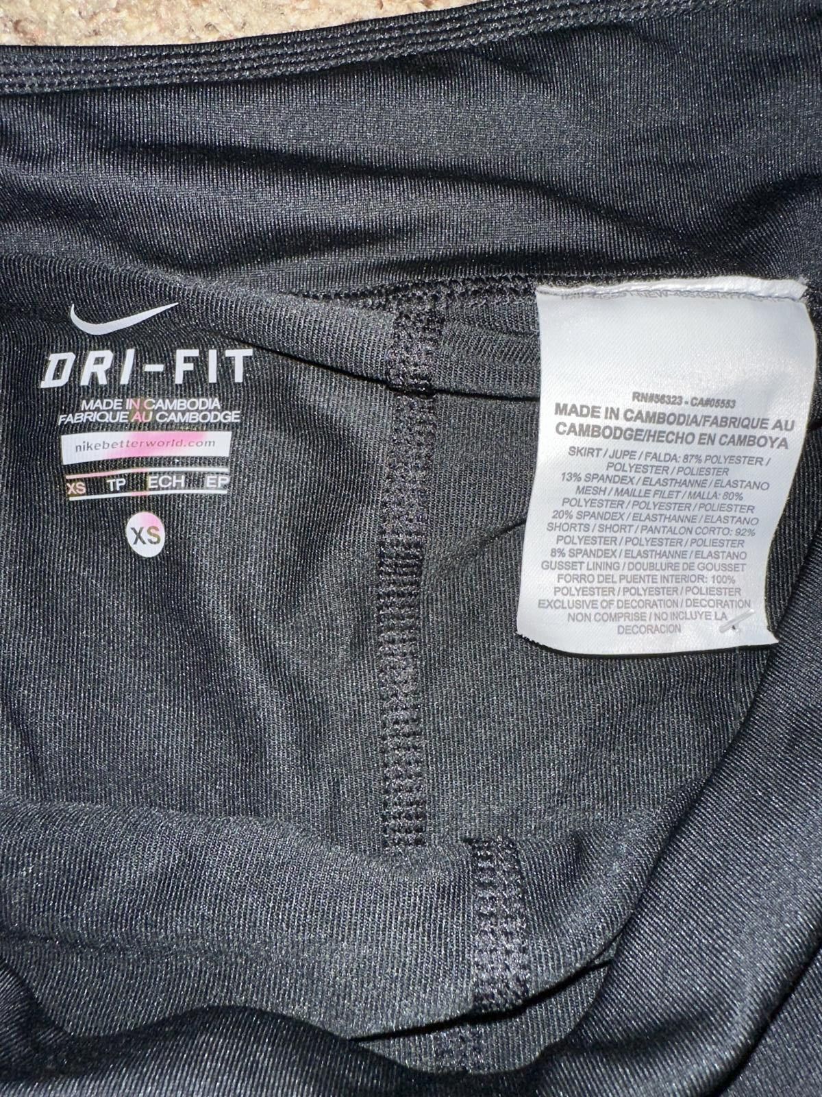 Nike Nike Court Women's Tennis Skort Black Compression SHORTS Size 32" / US 10 / IT 46 - 3 Thumbnail