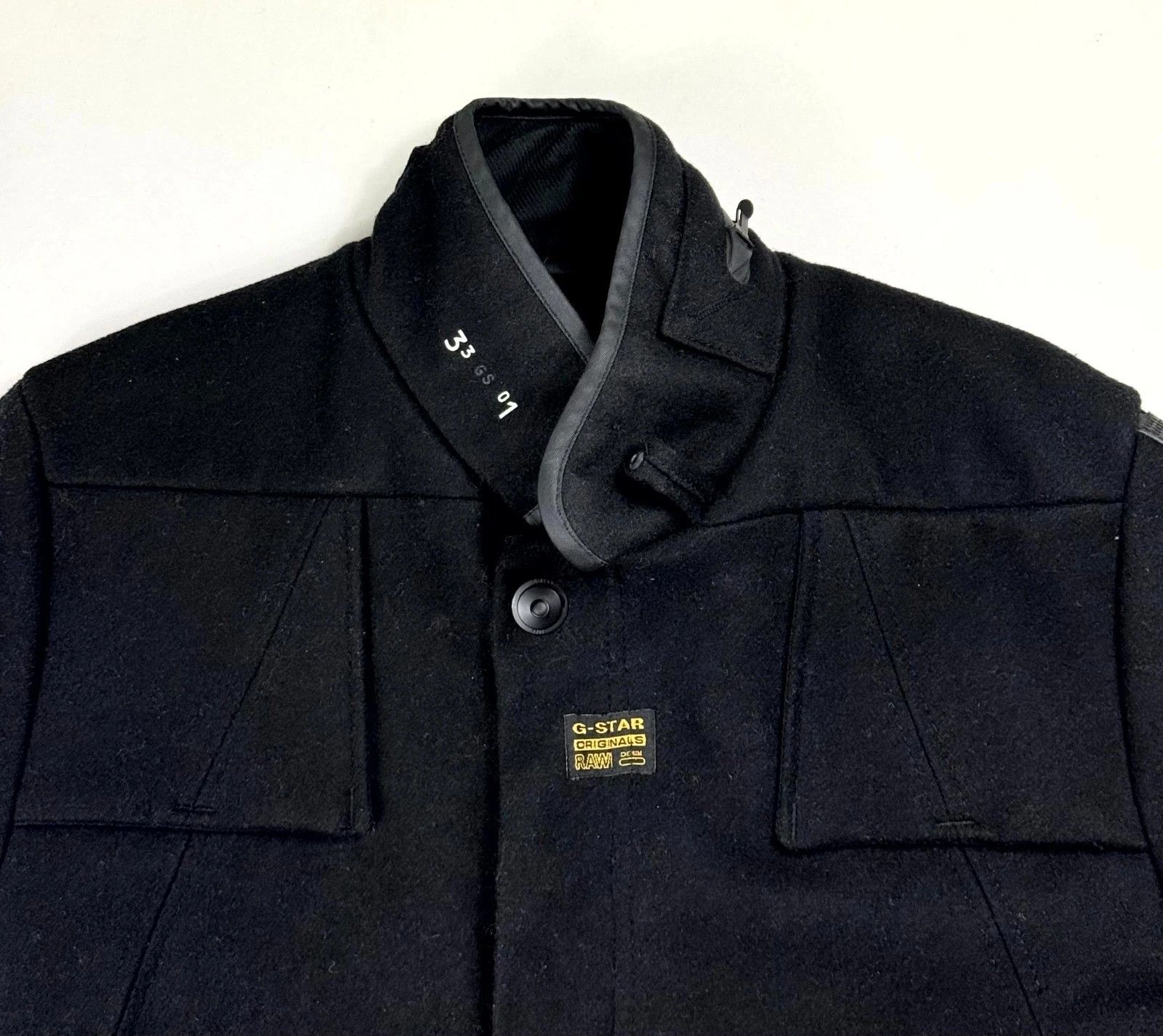 G-Star G-STAR Raw Wool Artner Weston Bomber Full Zip Jacket Size US L / EU 52-54 / 3 - 3 Thumbnail