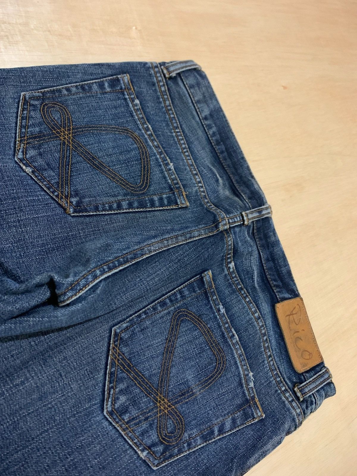 20471120 × If Six Was Nine × Japanese Brand Japanese Brand Distressed Denim Rico Jeans Undercover Style Size US 33 - 6 Thumbnail