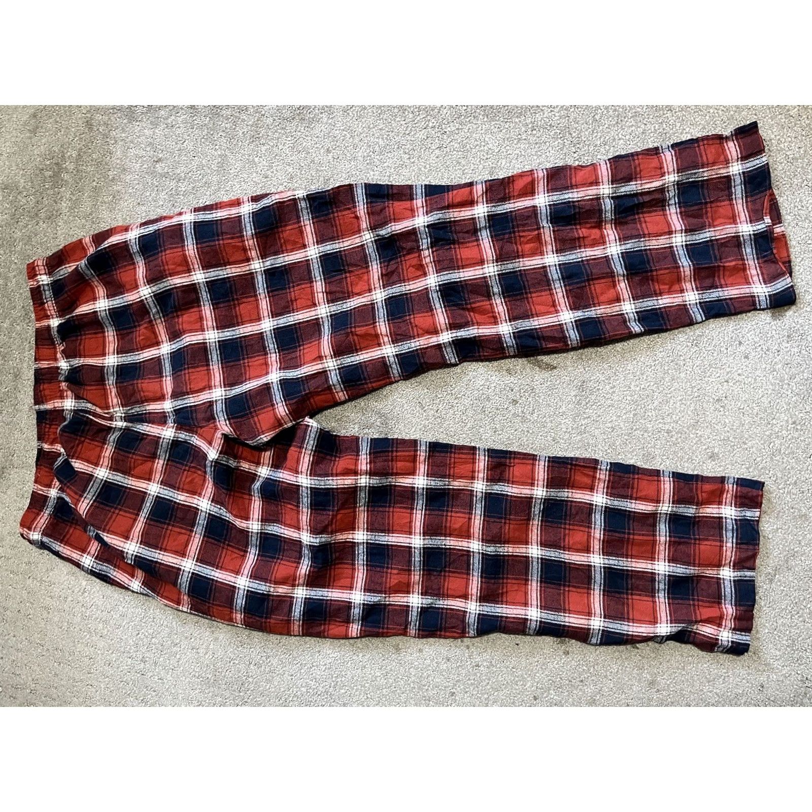 Croft & Barrow Croft & Barrow Mens Lounge Pants Plaid Red L Distress Size L Size US 33 - 3 Thumbnail