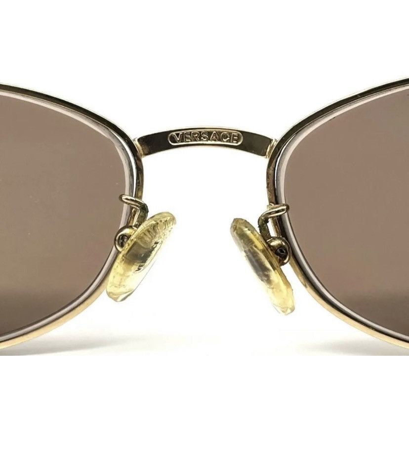 Versace VERSACE 90s MEDUSA GOLD VINTAGE ROUND WIRE FRAMES GLASSES | Grailed