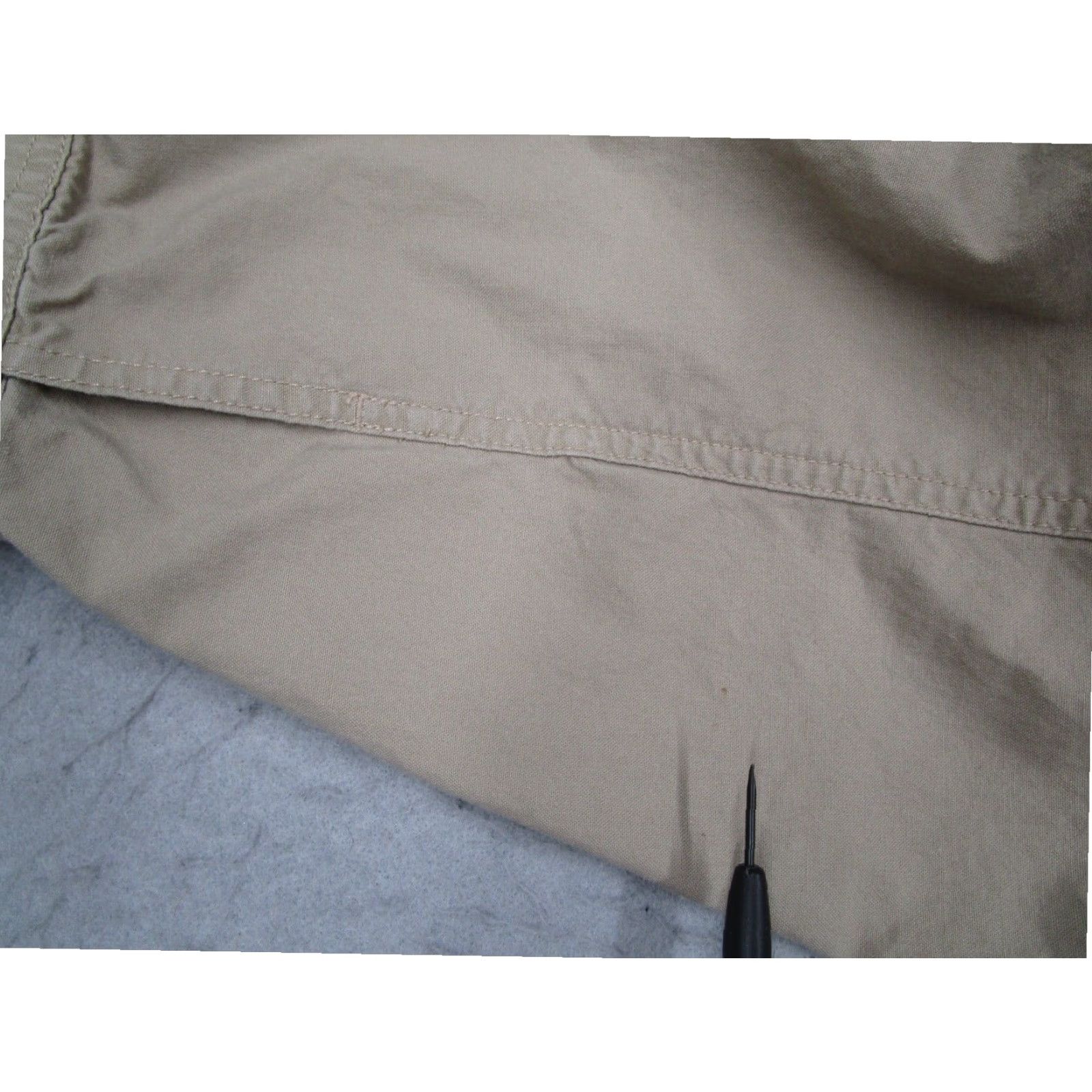 Vintage VINTAGE WOOLRICH Men's Safari Jacket Beige Canvas Zip Off Sleeve Large Size US L / EU 52-54 / 3 - 6 Thumbnail