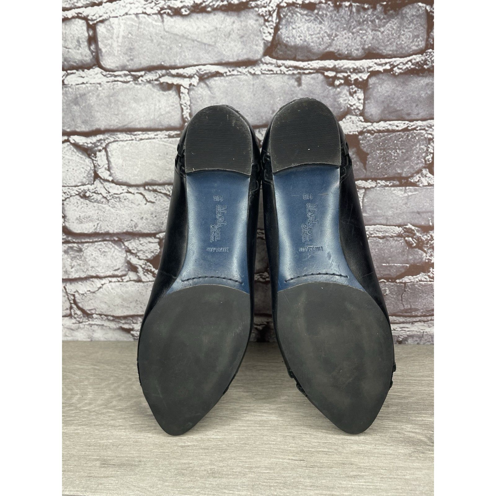 Cole Haan Maria Sharapova by Cole Haan Air Bacara Black Leather Ballet Size US 11 / IT 41 - 19 Thumbnail