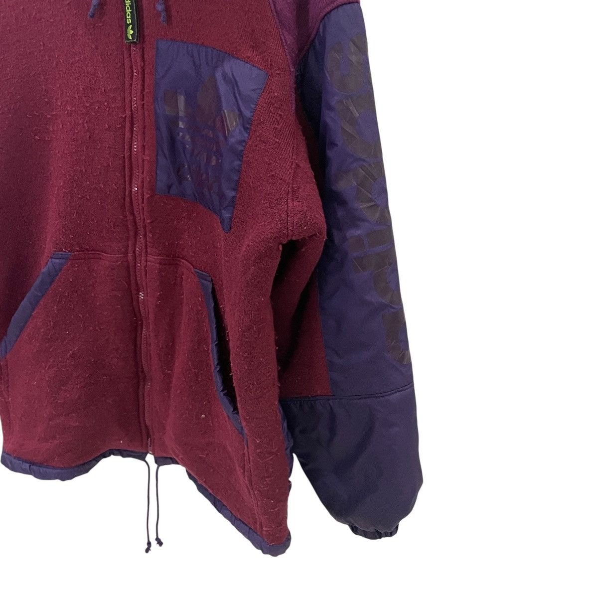 Adidas Vintage 90s Adidas Hoodies Jacket Size US M / EU 48-50 / 2 - 2 Thumbnail