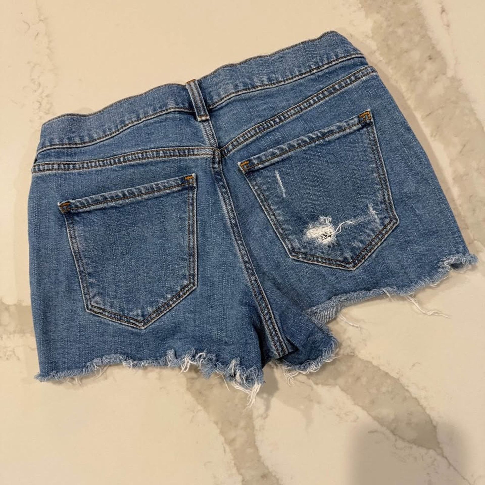 Old Navy Old Navy Womens Denim Jean Shorts Size 2 Boyfriend MidRise Size 26" / US 2 / IT 38 - 4 Thumbnail