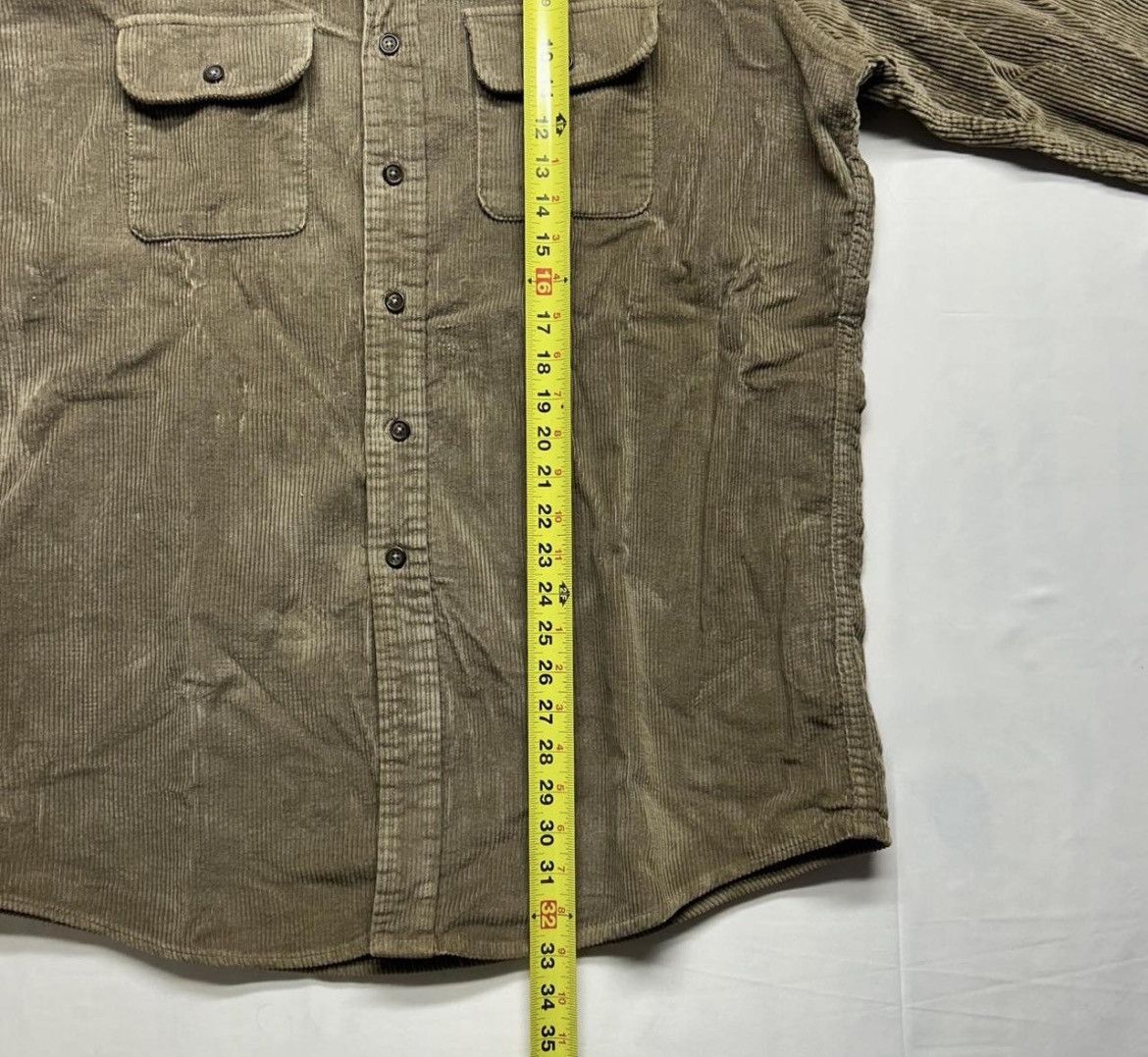 L.L. Bean Vtg L.L. Bean Wide Wale Corduroy Shirt XLTall Made in USA Size US XL / EU 56 / 4 - 4 Thumbnail