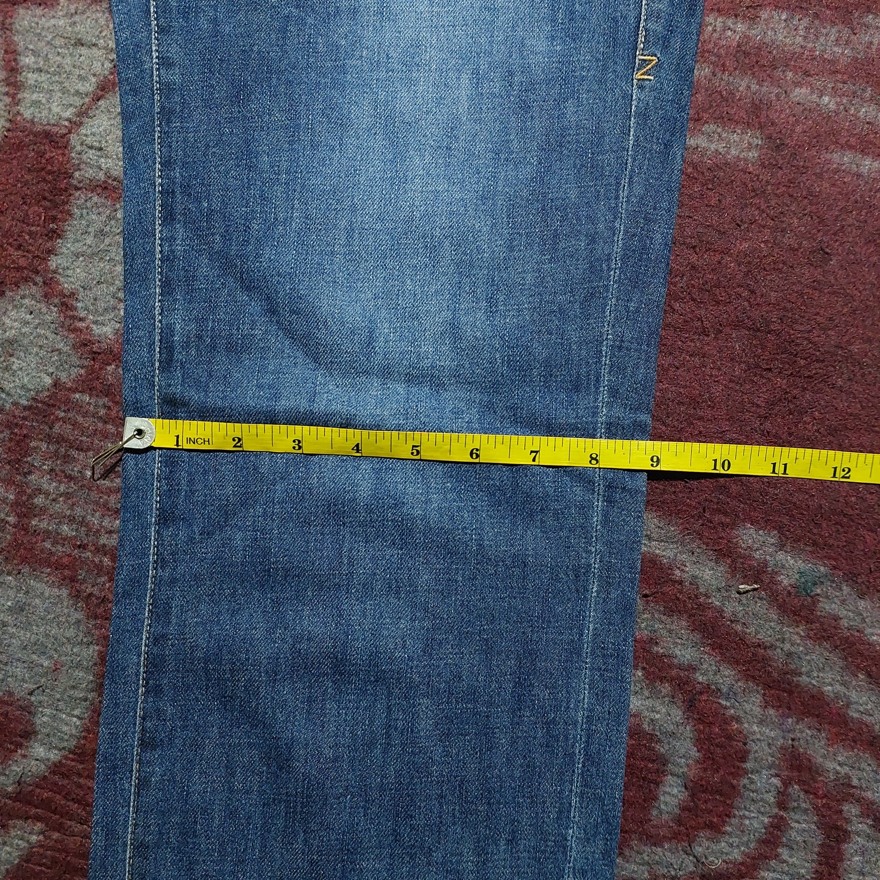 Zucca issey miyake japan blue faded straight jeans