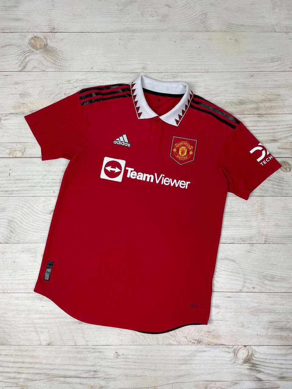 image of Adidas x Manchester United 2022 2023 Match Worn Heat Rdy Shirt in Red, Men's (Size Medium)