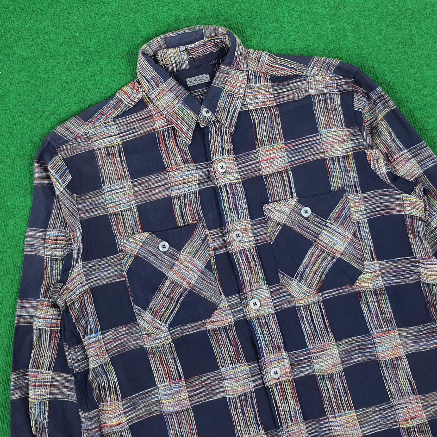 Japanese Brand × Sugar Cane × Vintage Vintage Sugar cane Japan Brand Button Up Shirt Size US M / EU 48-50 / 2 - 2 Thumbnail