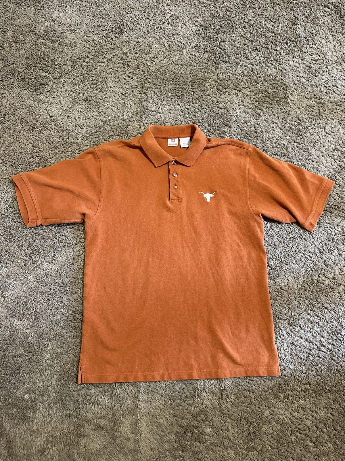 NCAA Vintage NCAA Texas Longhorns polo shirt 90s size large Size US L / EU 52-54 / 3 - 1 Thumbnail