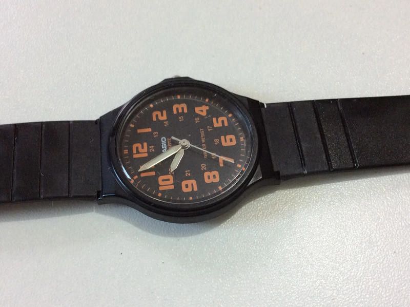 Casio Casio black dial plastic strap watch Size ONE SIZE - 1 Thumbnail