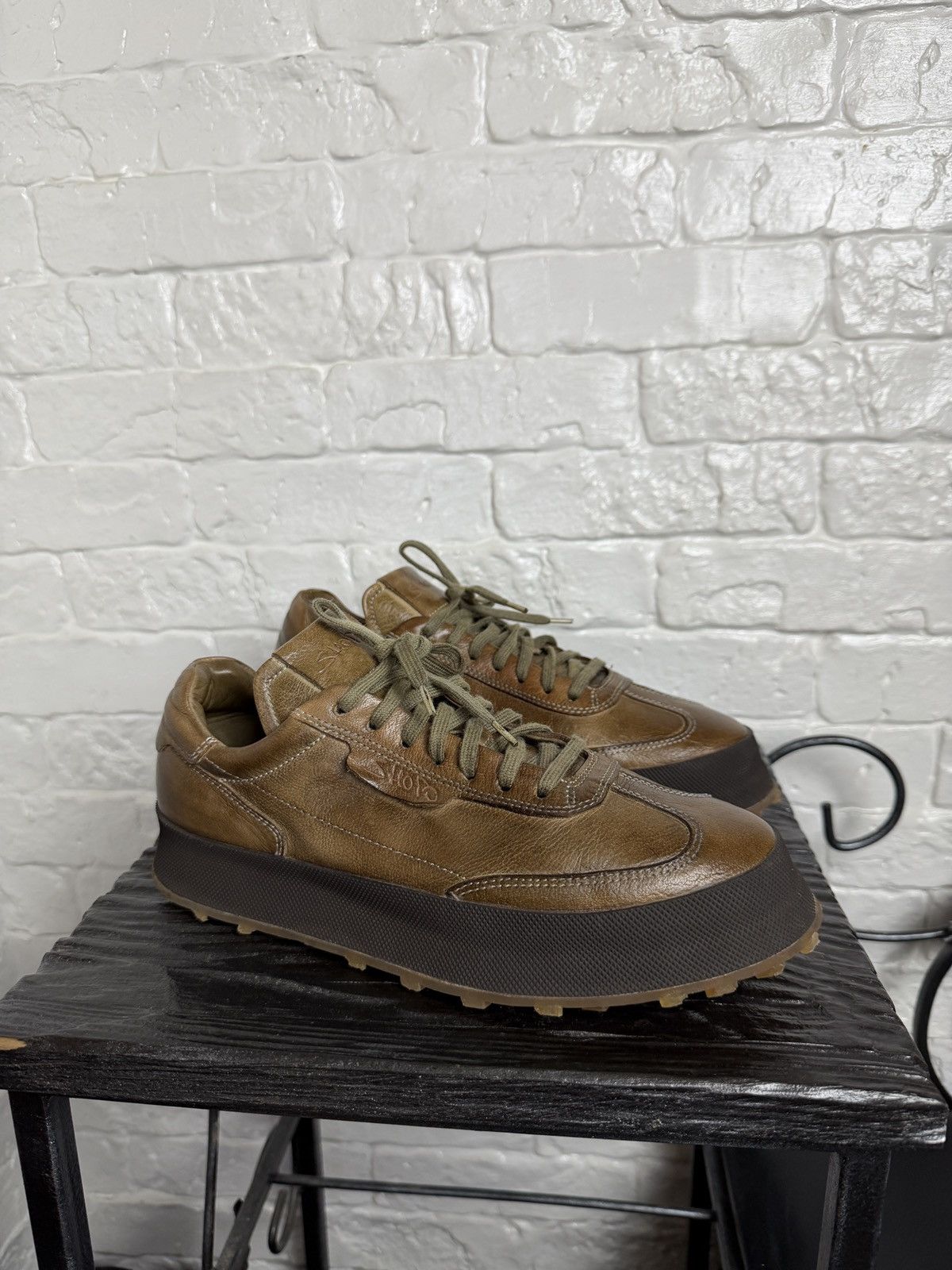 Shoto Shoto Handcrafted Italian Leather Shoes Size US 8 / IT 38 - 1 Thumbnail