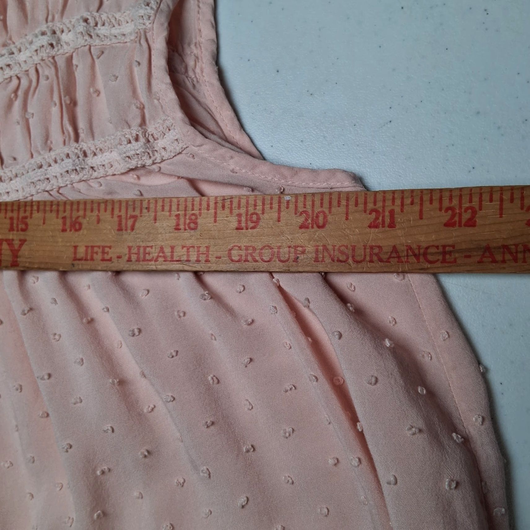 Torrid Torrid Blouse Sleeveless Pink Swiss Dot Peasant Tie Round Neck Women's Regular Size 0 Size XS / US 0-2 / IT 36-38 - 4 Thumbnail