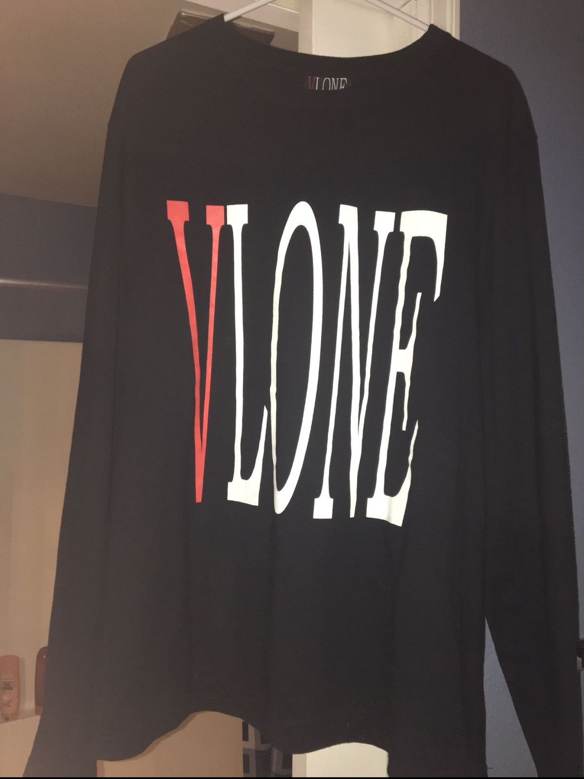 Vlone Black Staple Long Tee Size US L / EU 52-54 / 3 - 1 Thumbnail