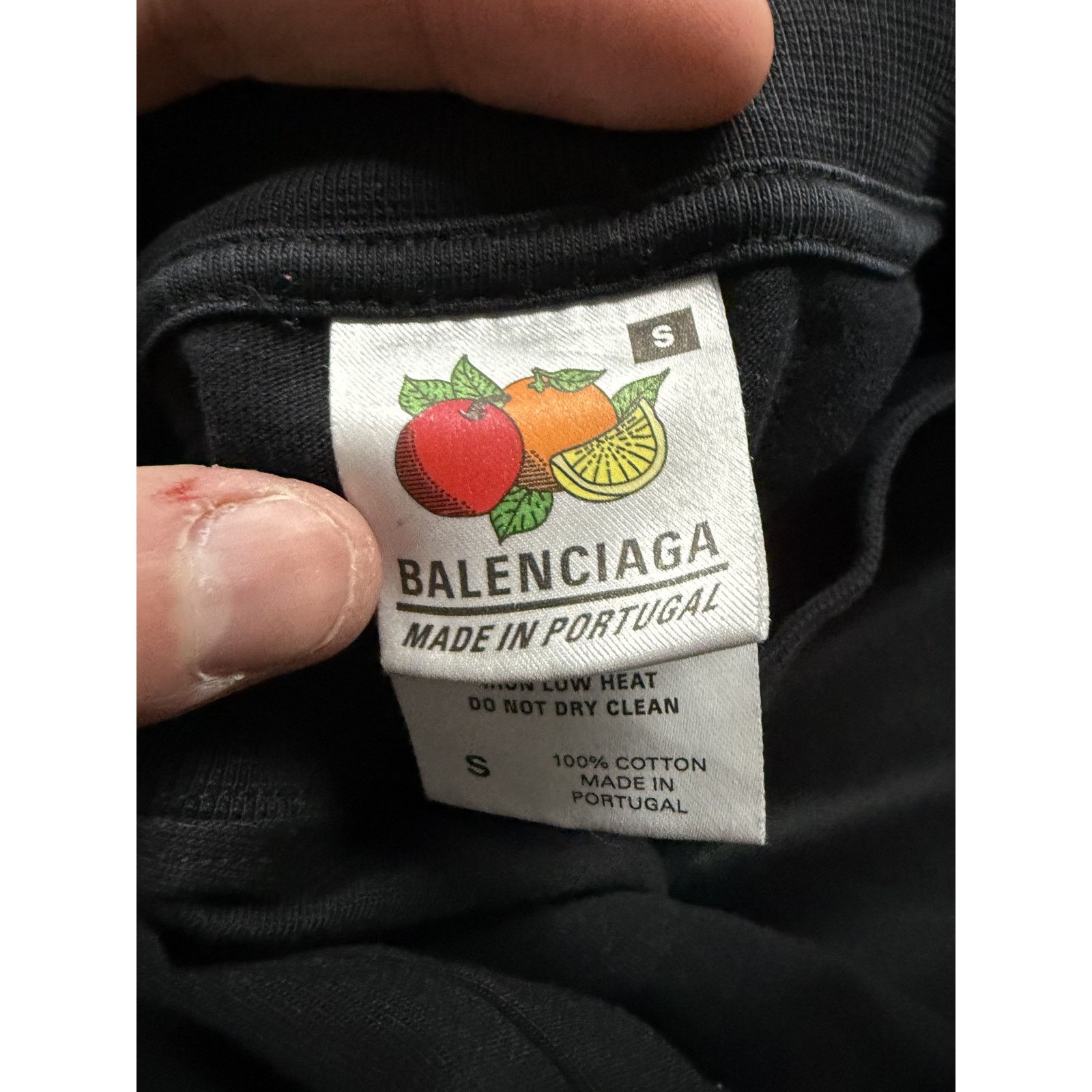 Balenciaga Balenciaga Inside Out Tee Black Used 4 (XL) Size US XL / EU 56 / 4 - 8 Thumbnail