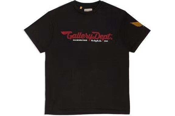 image of Gallery Dept Mechanic T Shirt in Black, Men's (Size XL)