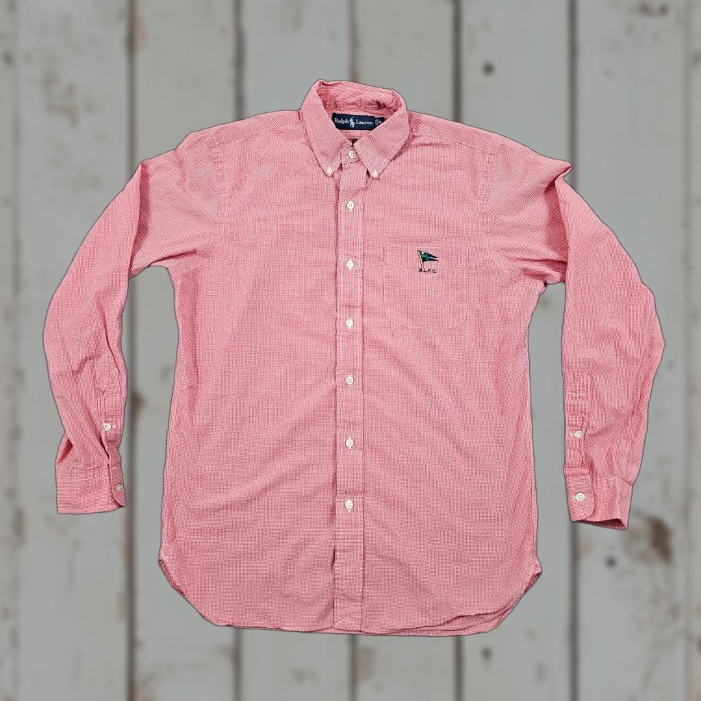 Polo Ralph Lauren VINTAGE Polo Ralph Lauren Shirt Mens Medium M Red Check Long Sleeve Button-Up Classic Preppy Size US M / EU 48-50 / 2 - 1 Thumbnail
