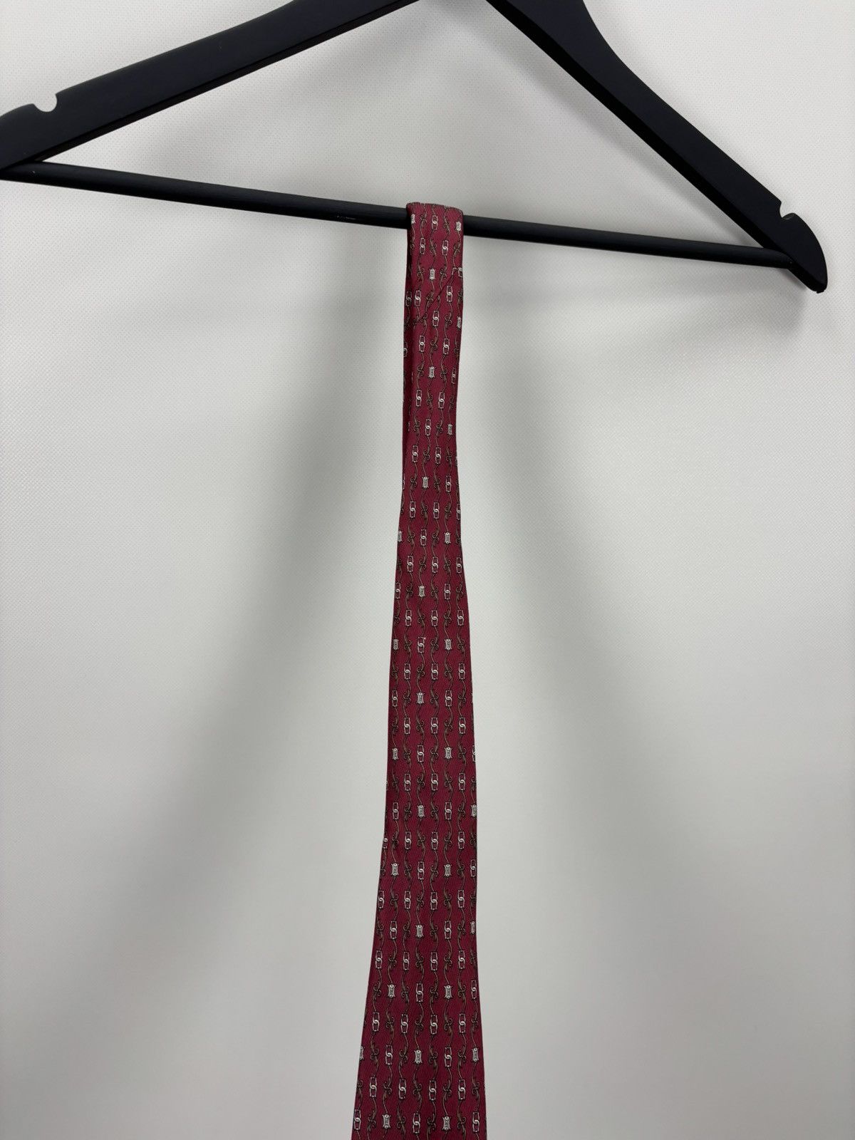 Celine Mens ties Celine Paris Color Red Size ONE SIZE - 3 Thumbnail