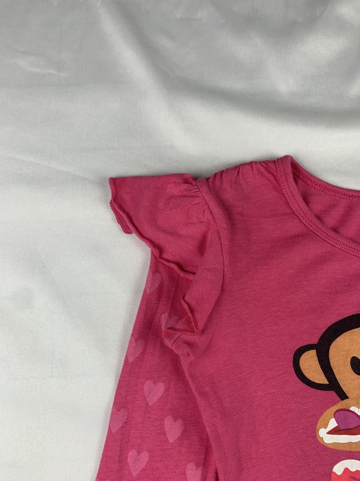 Paul Frank Paul Frank Pink Sweet Julius Love Longsleeve Baby Tee Size XS / US 0-2 / IT 36-38 - 6 Thumbnail