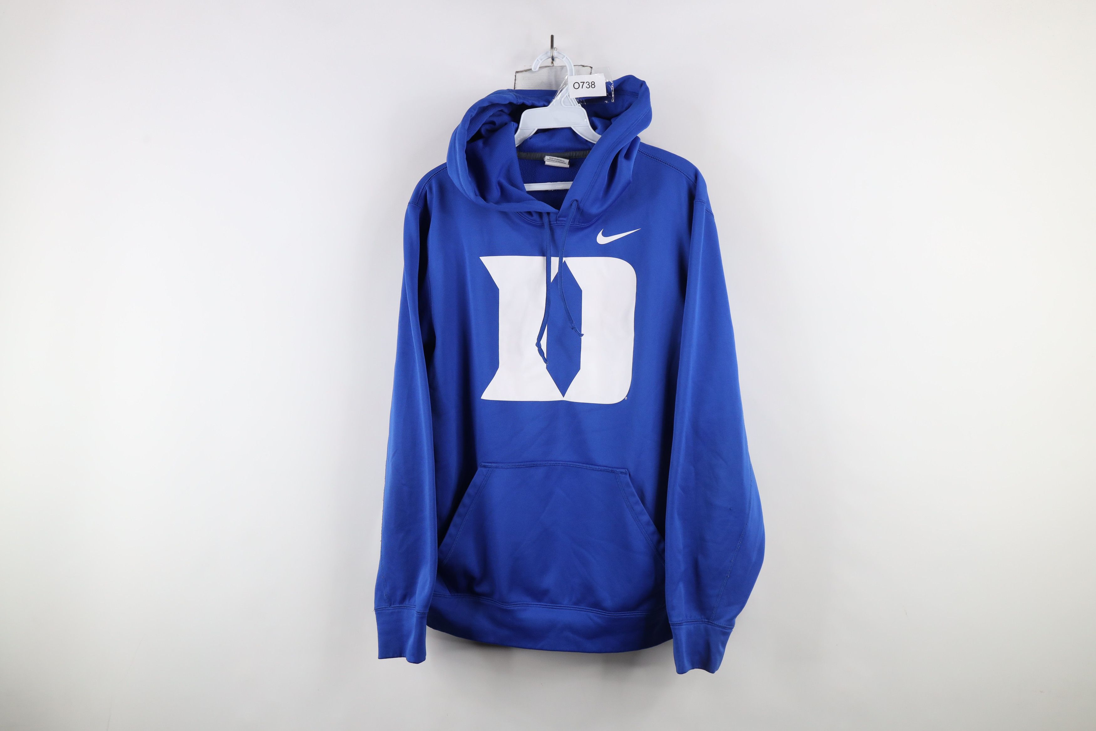Nike × Vintage Nike Duke University Big Logo Hoodie Sweatshirt Blue Size US S / EU 44-46 / 1 - 1 Thumbnail