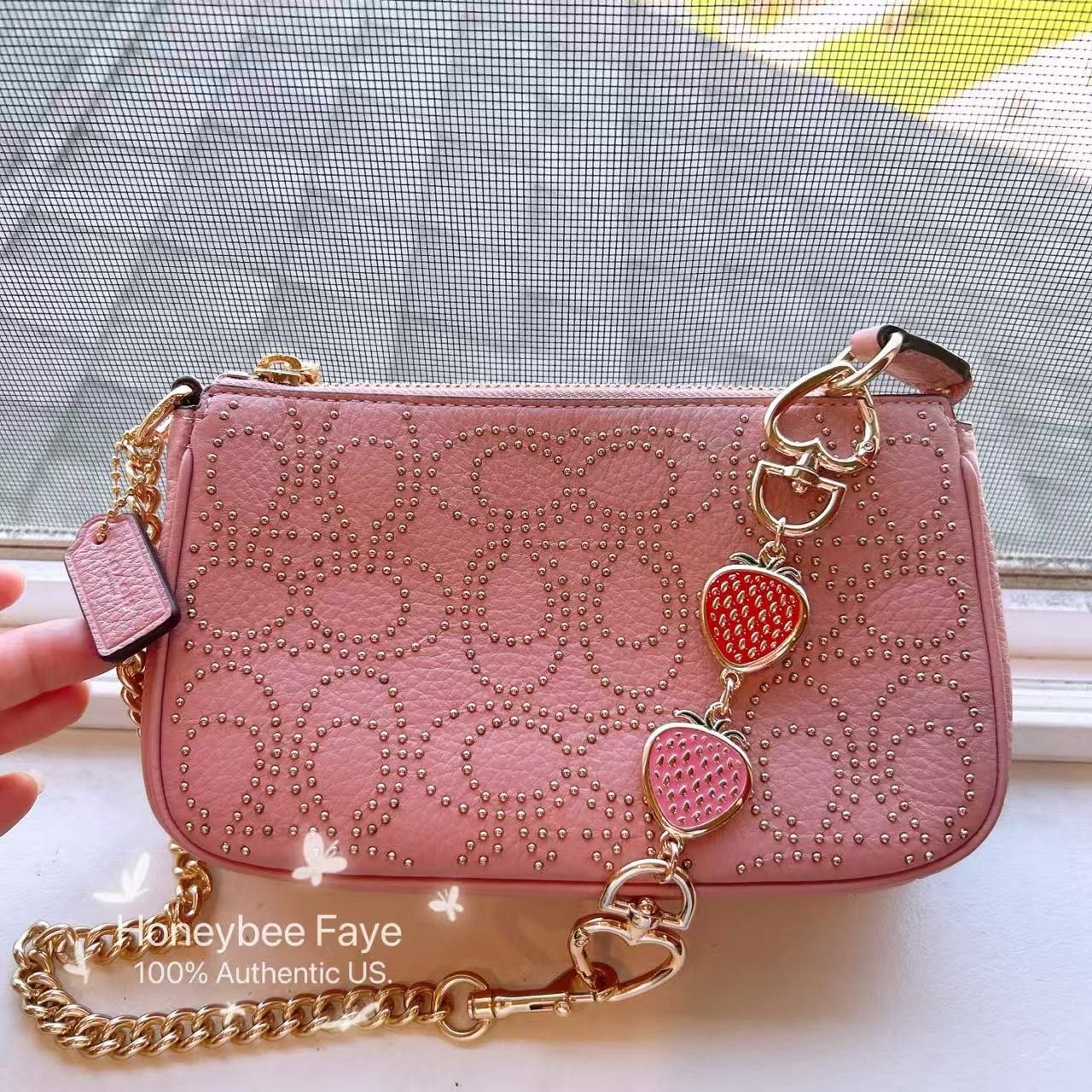Coach Nolita 19 With Signature Rivets CX262 plus extended chain Size ONE SIZE - 1 Thumbnail