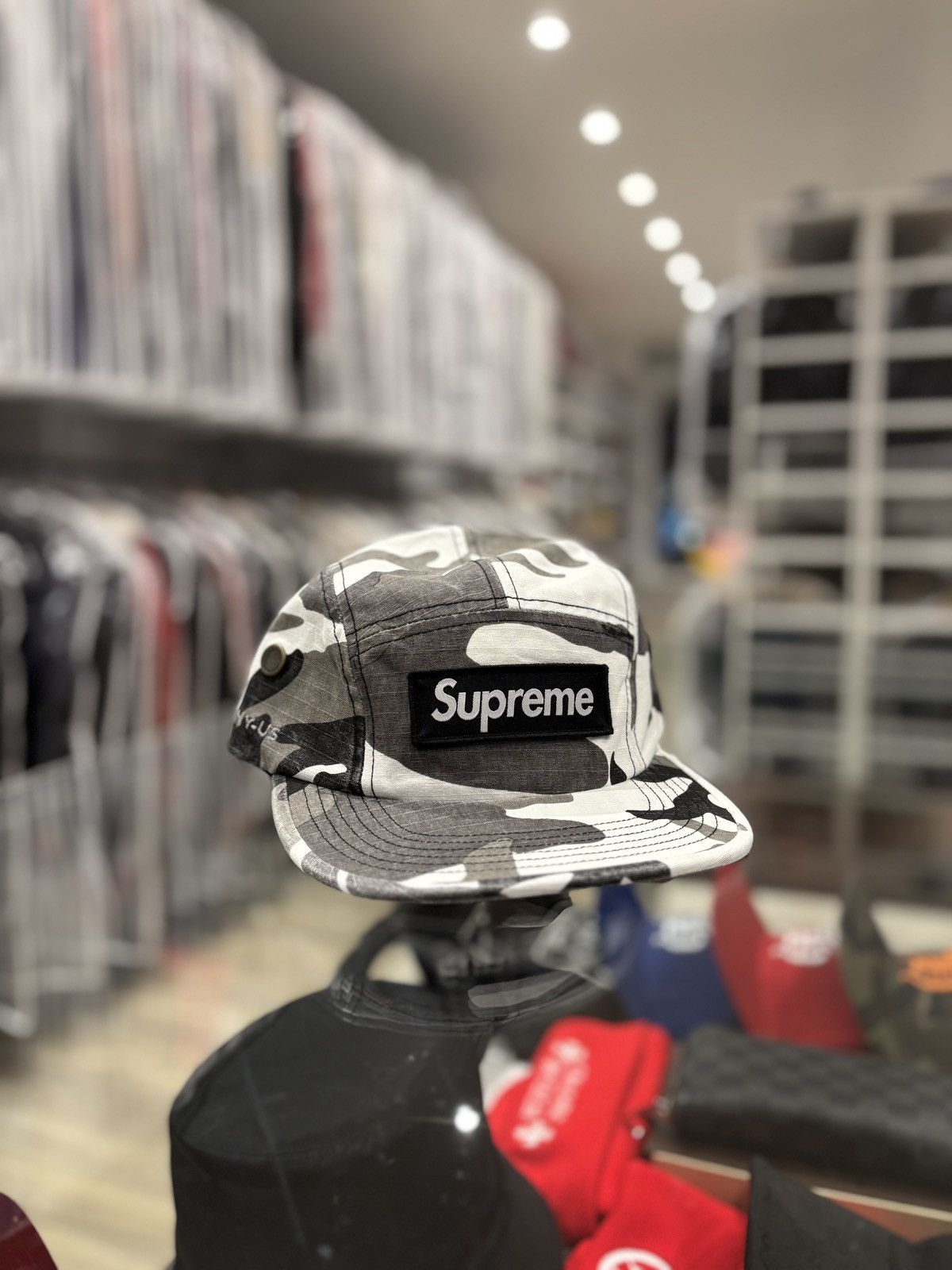 ほぼ新品 Supreme Military Camp Cap ブラック 20aw Supreme Military Camp Cap Black - SS17 - US