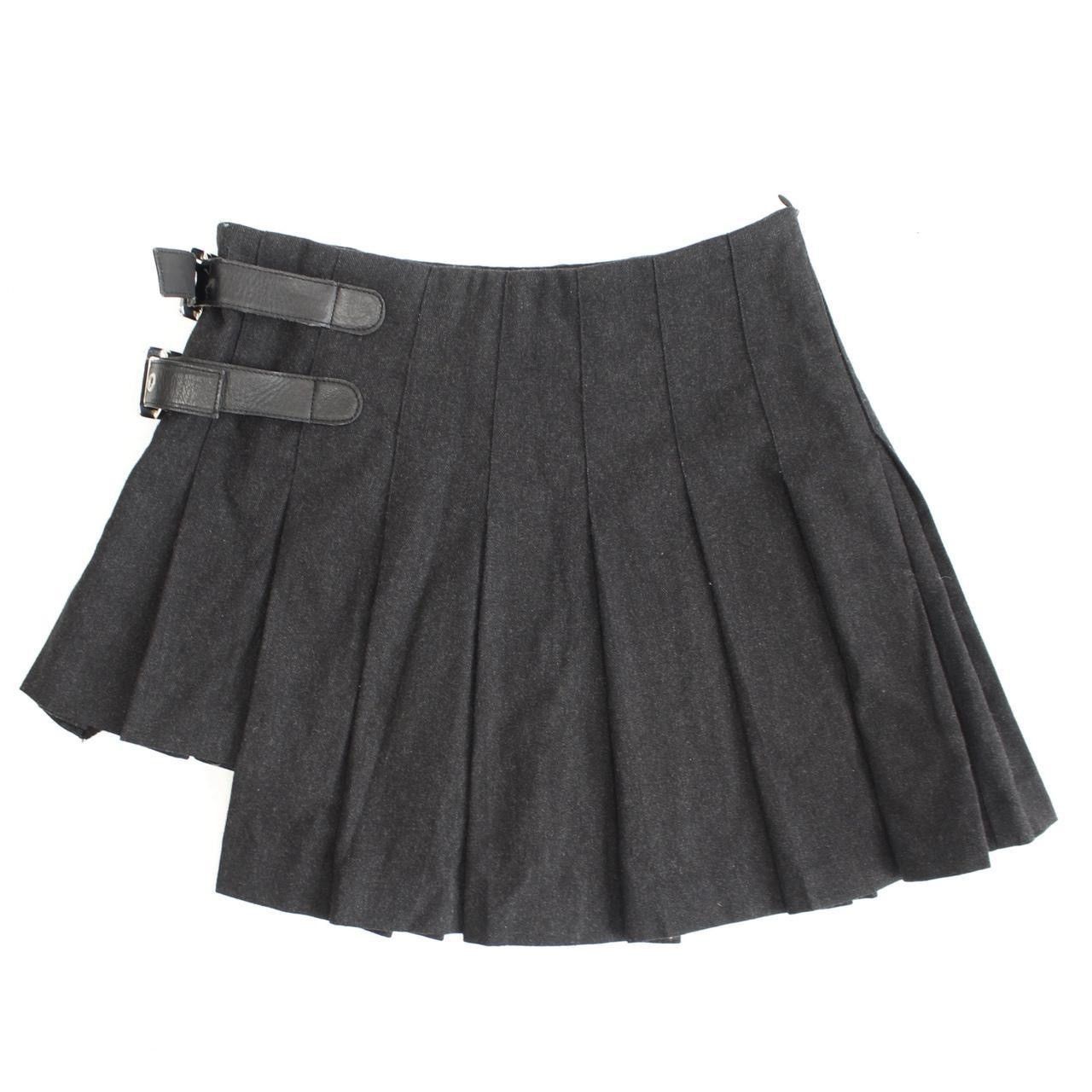 Dolce & Gabbana DOLCE& GABBANA F/W 2003 Assymetrical wool skirt Size 27" / US 4 / IT 40 - 2 Thumbnail