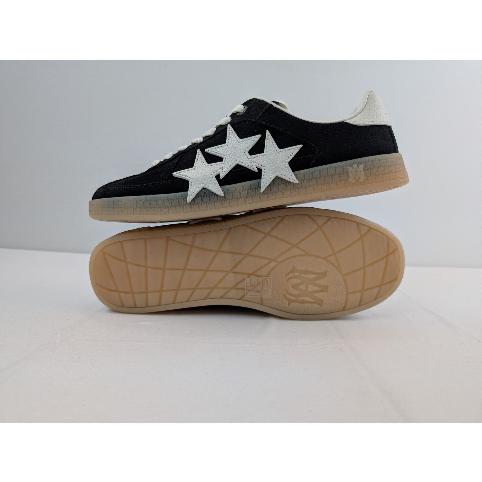 Amiri o1rshd1 Suede Pacific Sneakers in Black Size US 11 / EU 44 - 12 Thumbnail