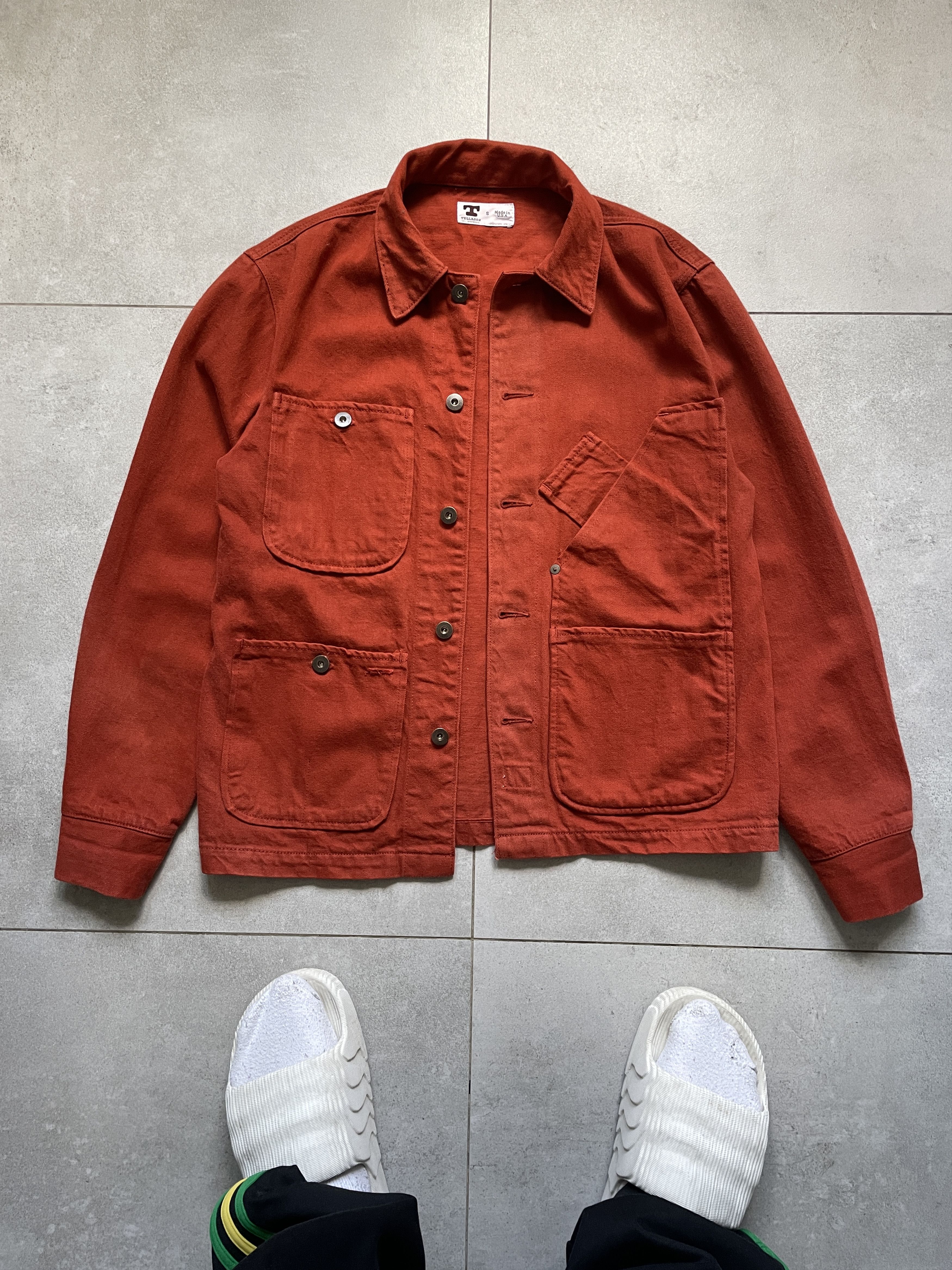 Tellason TELLASON AMERICANO COVERALL ORANGE DETROIT TYPE JACKET Size US S / EU 44-46 / 1 - 1 Thumbnail