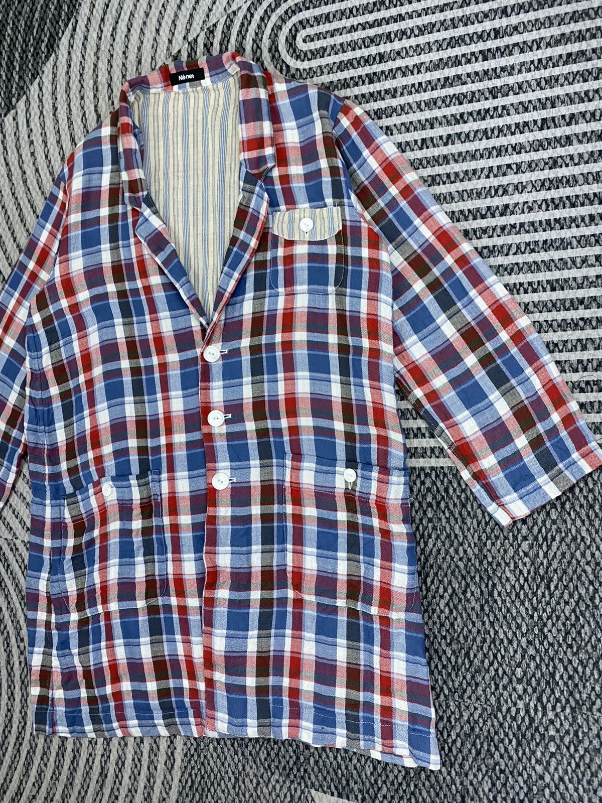 Ne-Net Vintage Ne-Net Checked Style Button Up Shirt Size US M / EU 48-50 / 2 - 4 Thumbnail