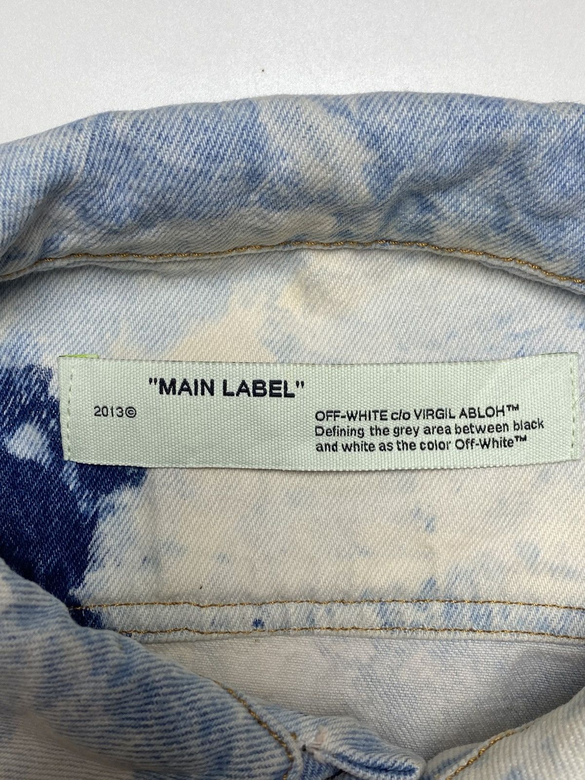 Off-White Off White - Extreme Bleached Arrows Denim Jacket Size US M / EU 48-50 / 2 - 17 Thumbnail