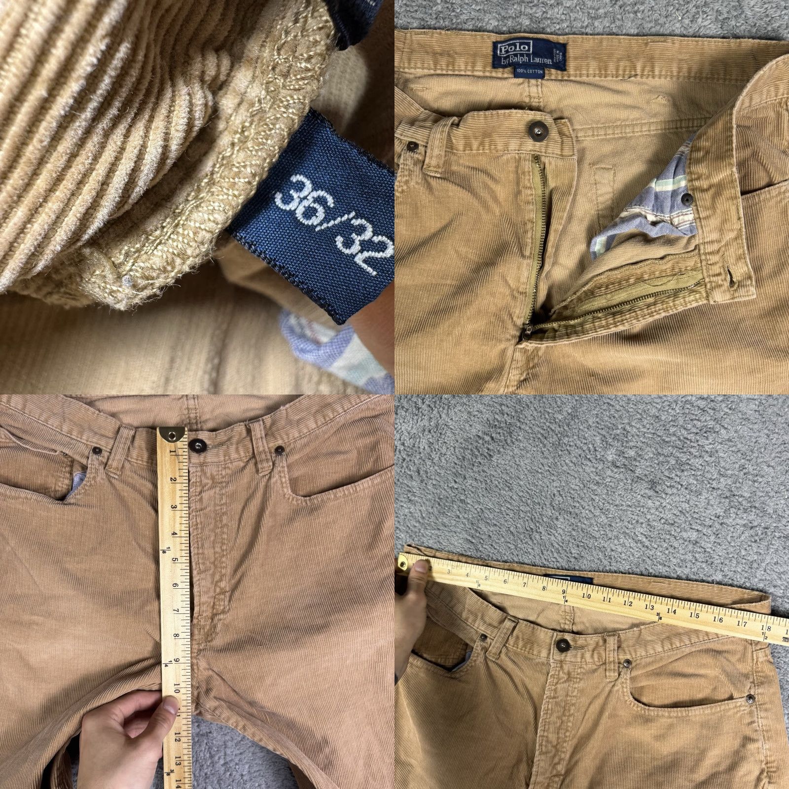 Polo Ralph Lauren VINTAGE Polo Ralph Lauren Corduroy Pants Mens 36x32 Straight Trouser 90s Preppy Shirt? Size US M / EU 48-50 / 2 - 8 Thumbnail