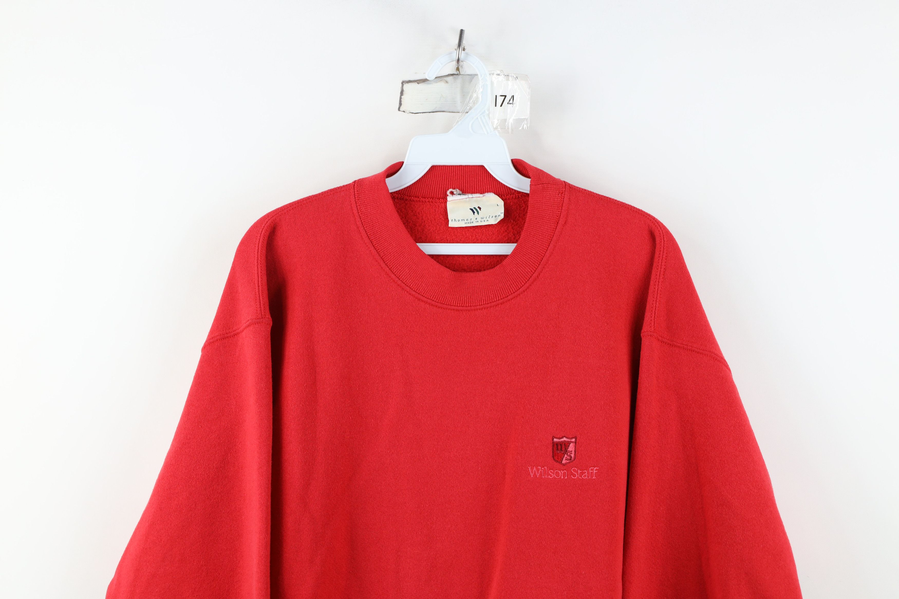 Vintage Vintage 90s Wilson Staff Spell Tennis Golf Sweatshirt USA Size US L / EU 52-54 / 3 - 2 Thumbnail