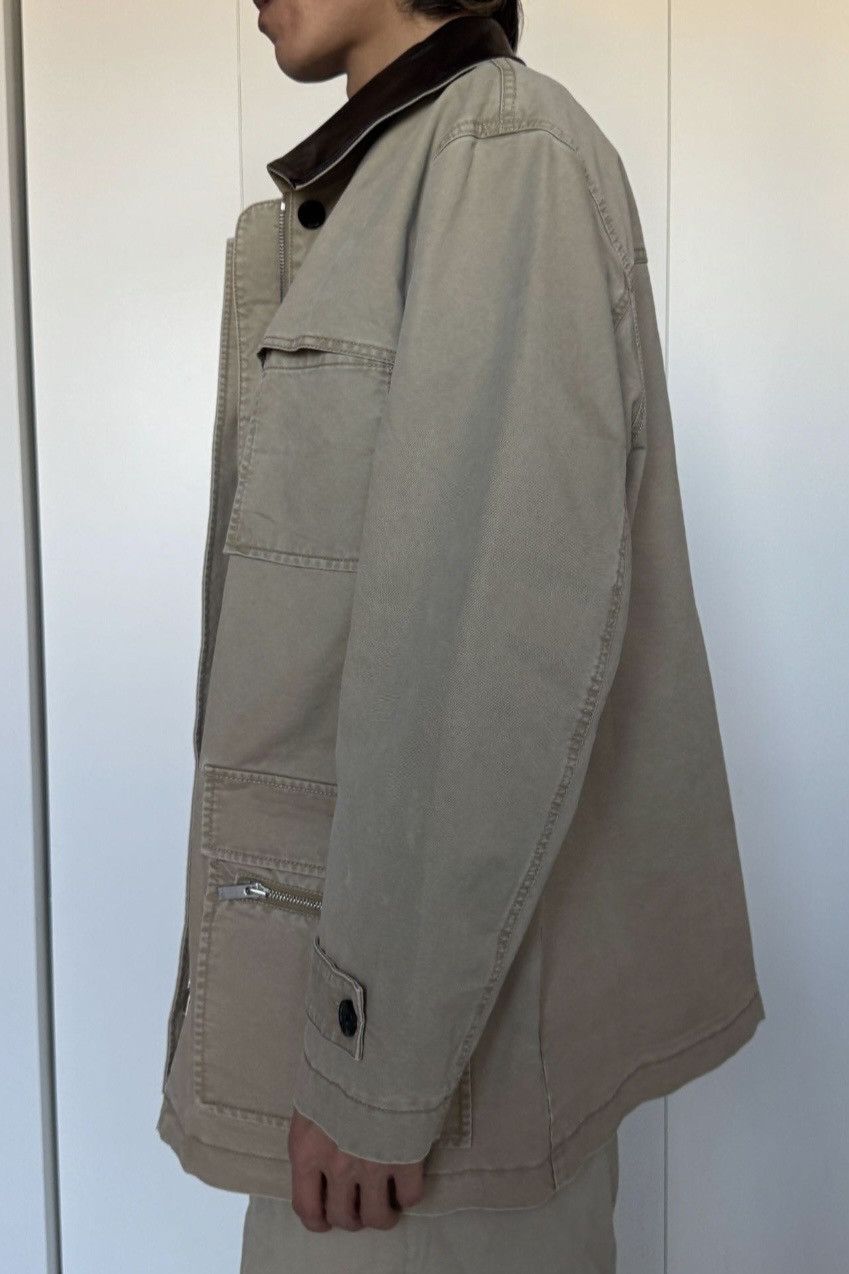 Other CPLUS SERIES Utility Field Jacket Leather Collar Beige Size US M / EU 48-50 / 2 - 5 Thumbnail