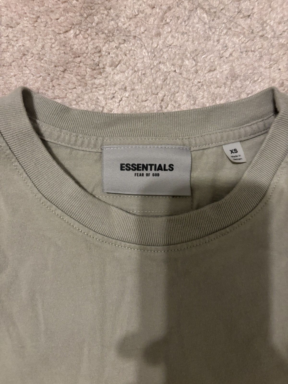 Essentials × Fear of God Fear of God Essentials T-Shirt Pistachio Size US S / EU 44-46 / 1 - 4 Thumbnail