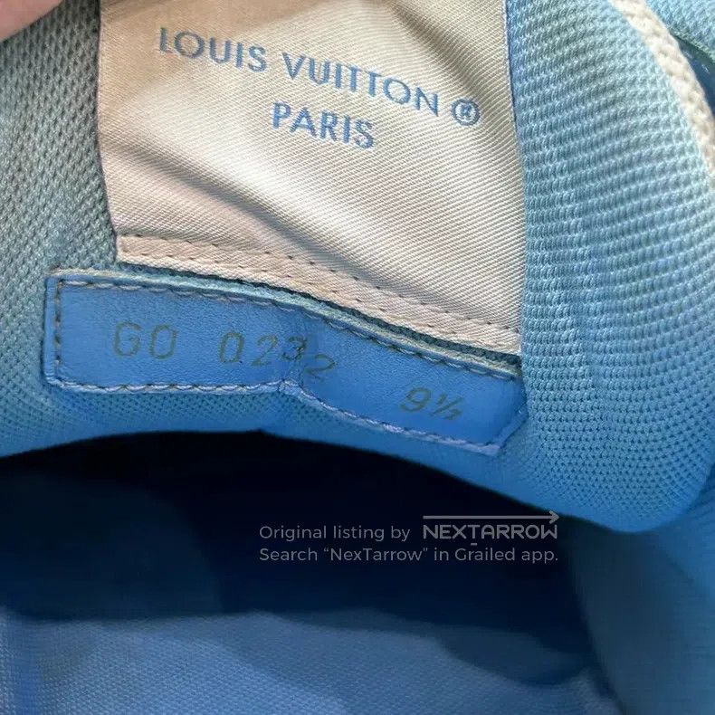 Louis Vuitton Louis Vuitton Blue Denim Velcro Sneakers Size US 9.5 / EU 42-43 - 7 Thumbnail