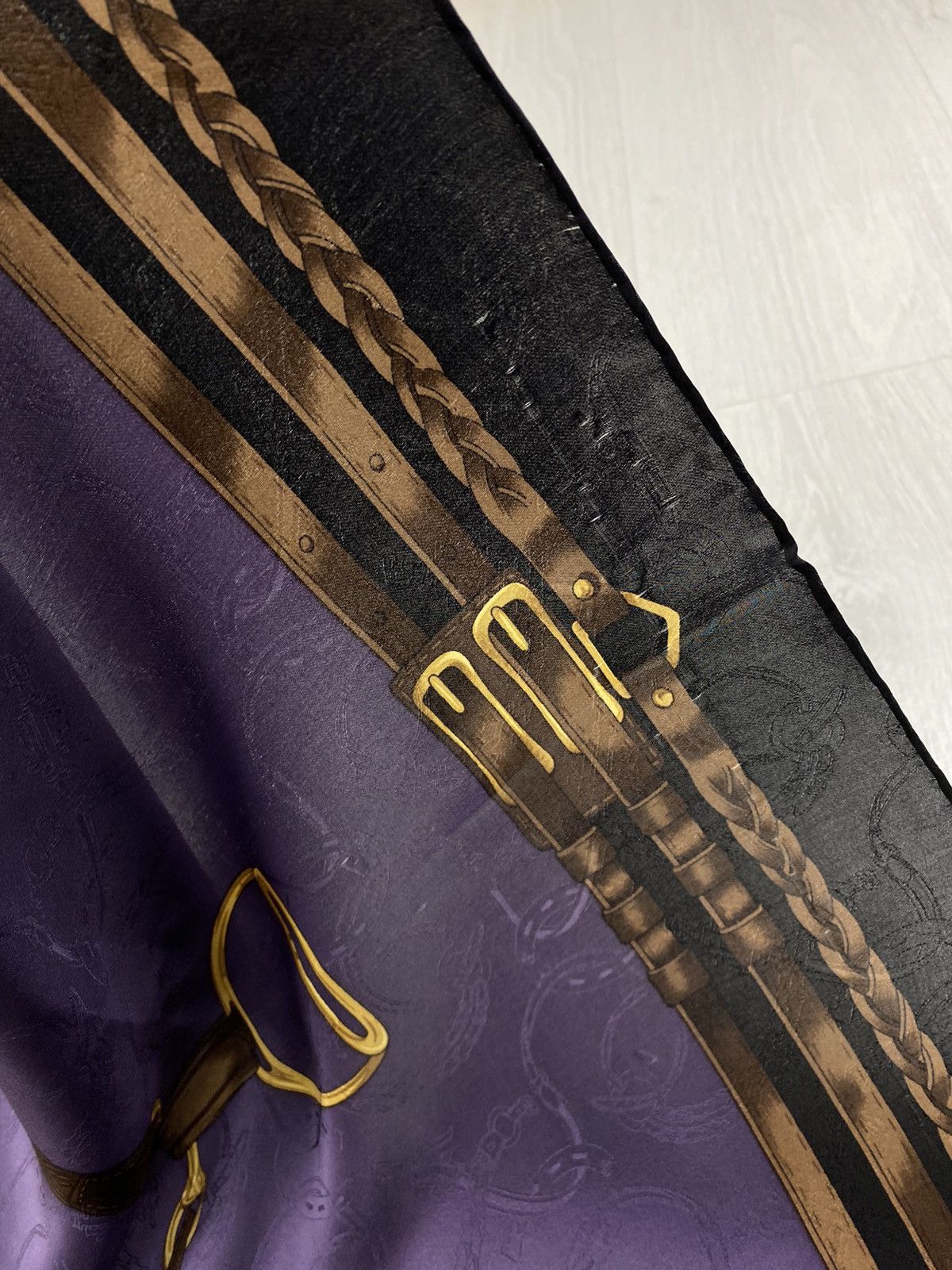 Ralph Lauren Vintage Ralph Lauren Silk Scarf like Versace Burberry Size ONE SIZE - 10 Thumbnail