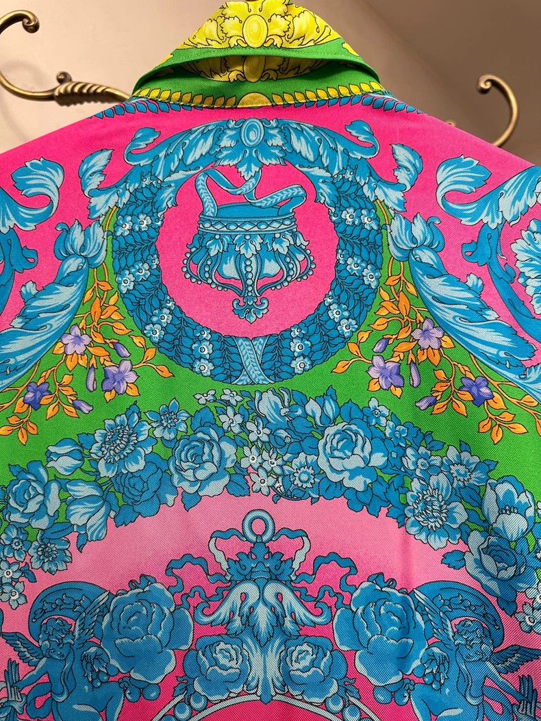 Versace Versace Flower shirts Size US XXS / EU 40 - 3 Thumbnail