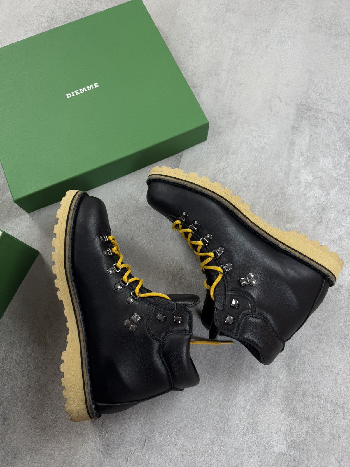 Other DIEMME Boots ROCCIA VET Black Leather Mens Size 46 Size US 12 / EU 45 - 3 Thumbnail