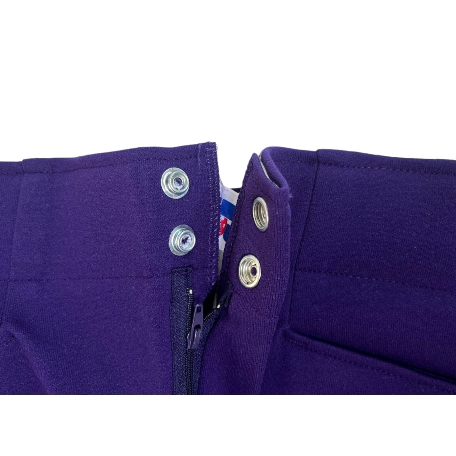 Russell Athletic VINTAGE Russell Athletic Coaches Shorts Mens S Purple Nylon snap closure elastic waist front & back pockets 90s Made in USA Size US 29 - 4 Thumbnail