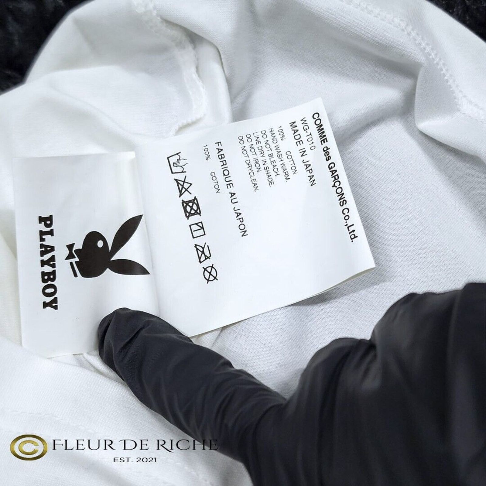 Junya Watanabe Junya Watanabe Playboy Grid T-shirt sz L Size US L / EU 52-54 / 3 - 7 Thumbnail