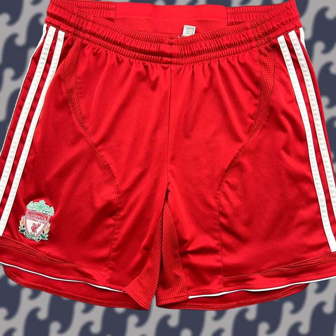 Adidas Adidas Liverpool Home Shorts Men's Medium Red Football Adult Quick Dry Poly polyester Athletic Regular Size US 31 - 1 Thumbnail