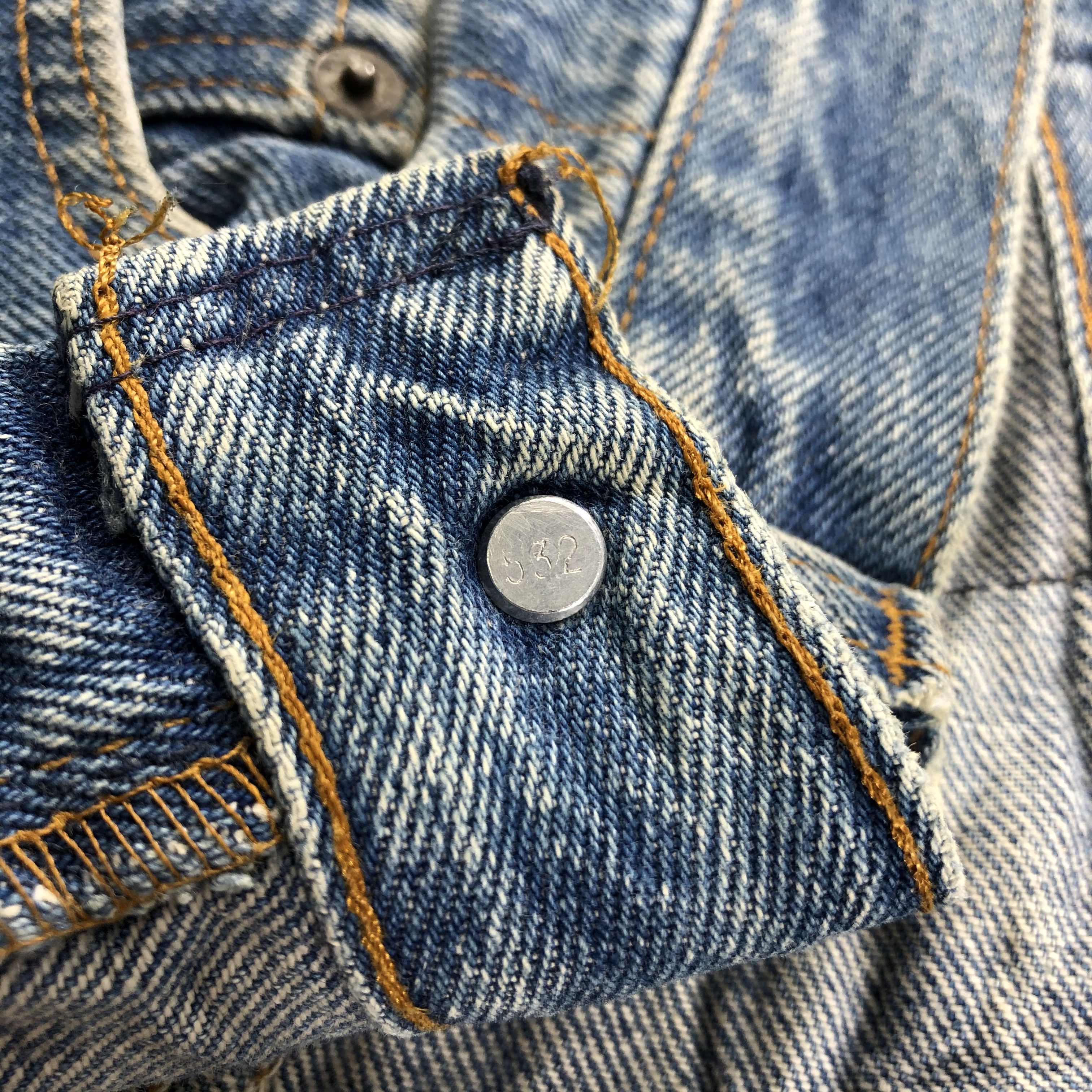 Levi's × Vintage Vintage 80s Light Wash Levis 501 Jeans-JM822 Size US 32 / EU 48 - 9 Thumbnail