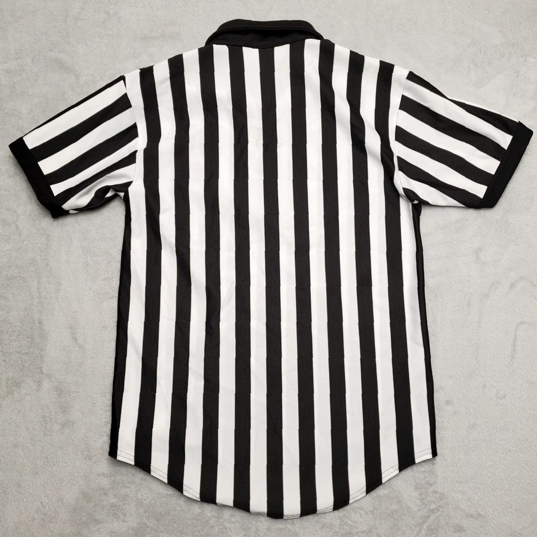 Vintage VINTAGE Miller Beer Shirt Men S Black White Stripe Collared 1/4 Zip Referee Polo Embroidered LogoMLB Size US S / EU 44-46 / 1 - 7 Thumbnail